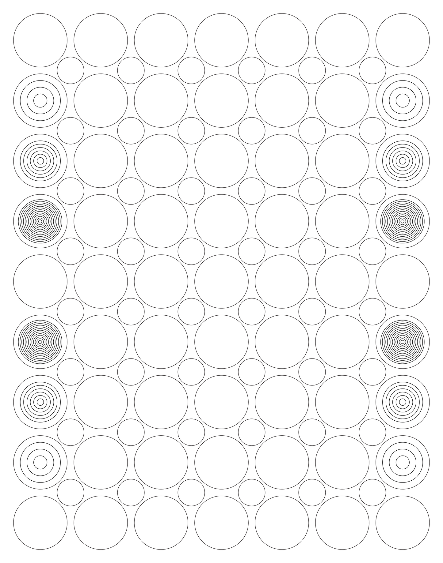 Perfect Strike Archery Circles and Dots Transfer Decals for Scope Lenses + Peel and Stick Target Dots. Practice or Competition. Adhesive Backed Vinyl Decals. (Black)
