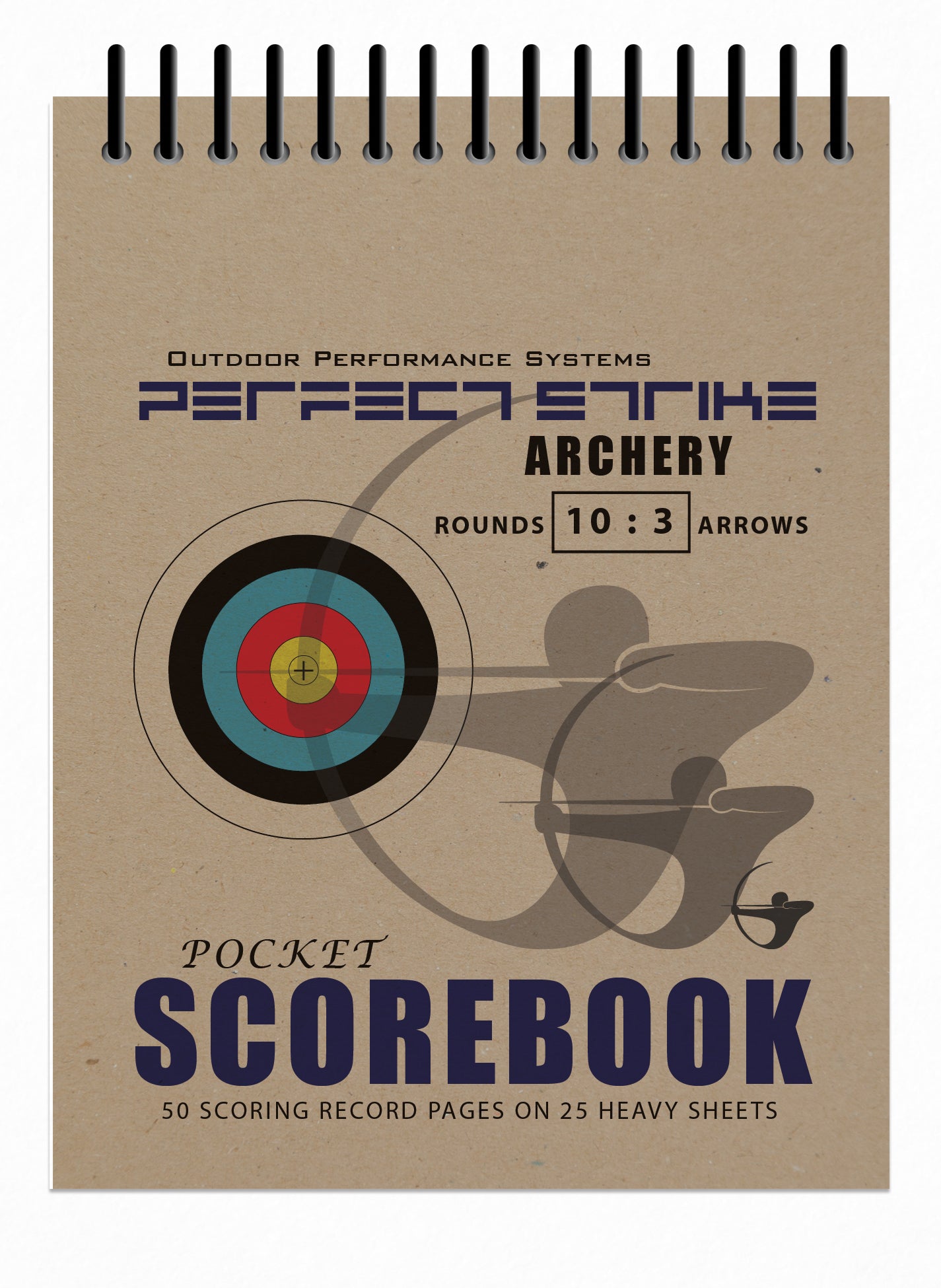 Perfect Strike Archery SCOREBOOK with Scoring Instructions. Perfect Strike System 10:3.