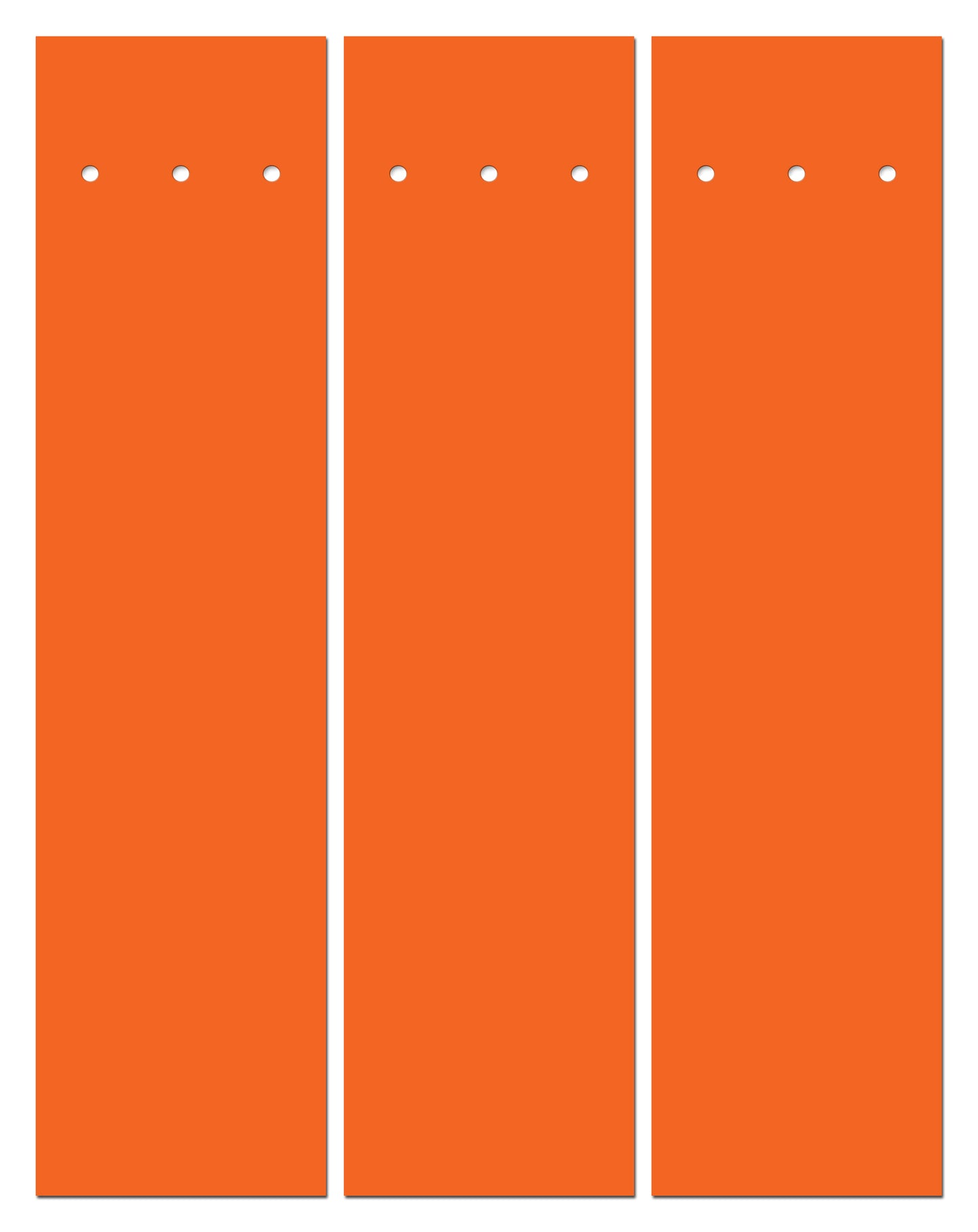 PERFECT FLETCH arrow cresting wraps by Perfect Strike Archery. ORANGE. Adhesive backed premium vinyl. 4" Arrow Wraps.
