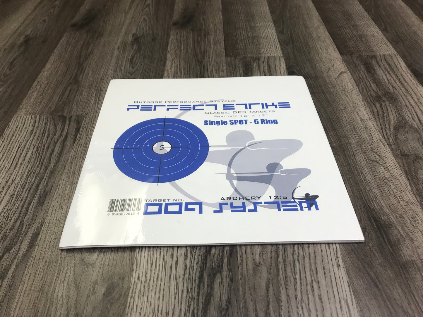 Perfect Strike ARCHERY SYSTEM Targets. CLASSIC OPS No. 009. Single Spot Targets. 12" x 12".