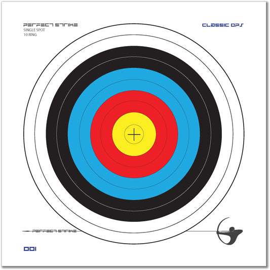 Perfect Strike Archery TARGETS. Classic OPS 001. Single Spot Targets. (12" x 12")
