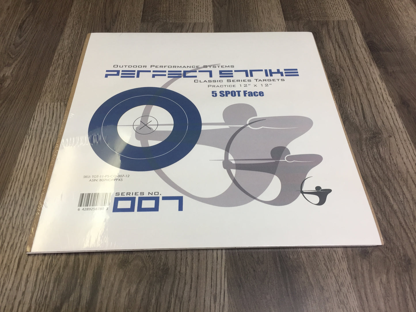 Perfect Strike ARCHERY SYSTEM Targets. CLASSIC OPS No. 007. Five Spot. 12" x 12".