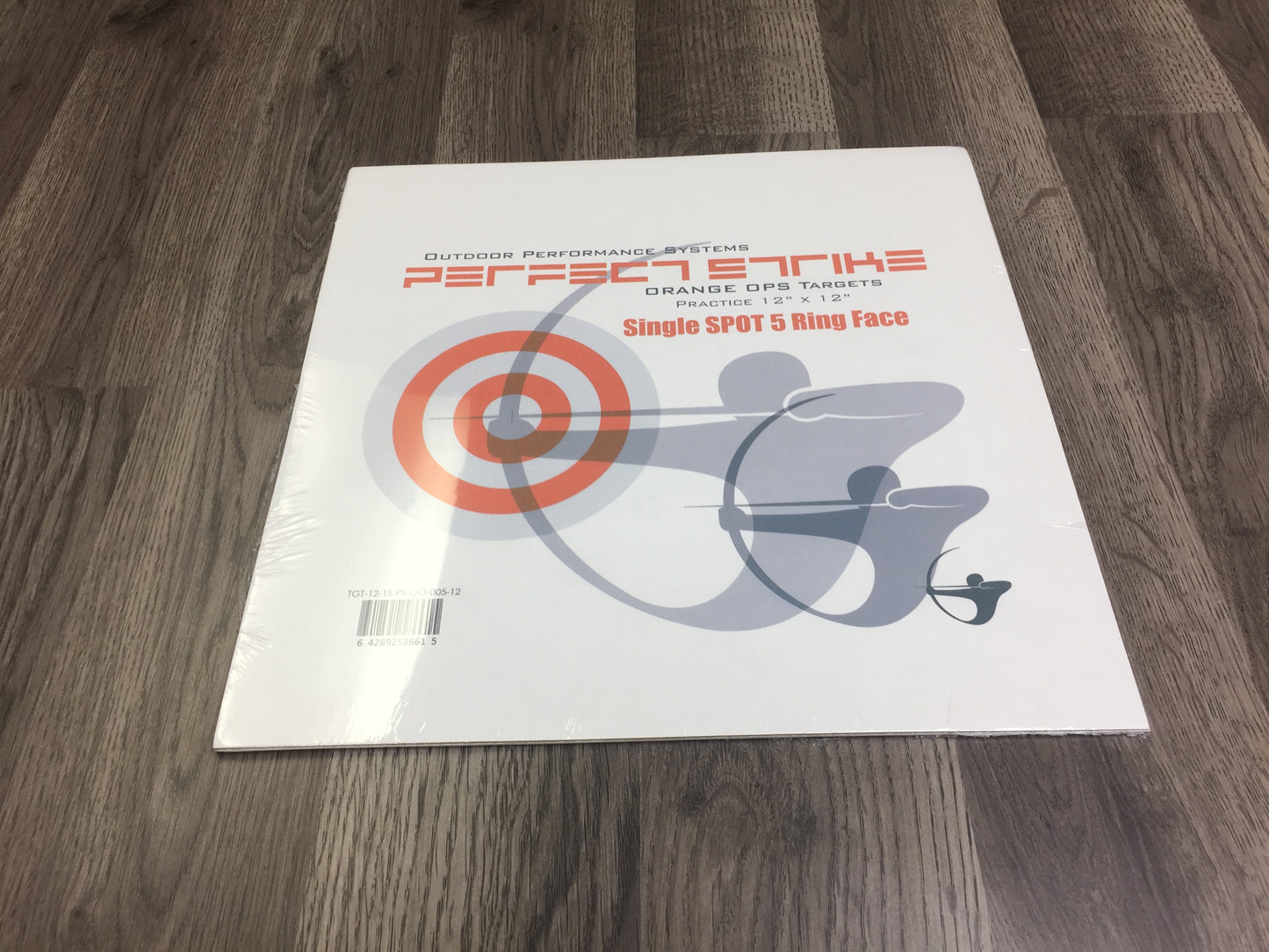 Perfect Strike ARCHERY Targets. ORANGE OPS No. 005. Single Spot Targets. (12" x 12").