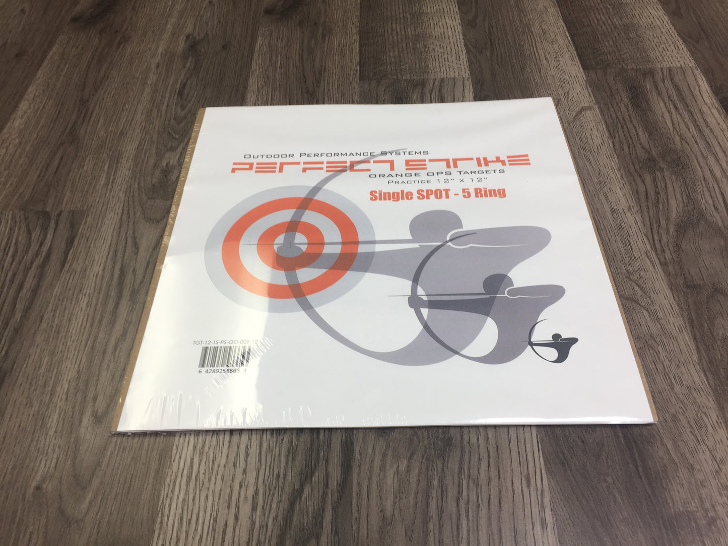 Perfect Strike ARCHERY Targets. ORANGE OPS No. 009. Single Spot Targets. (12" x 12").