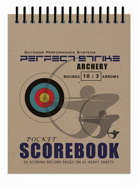 Perfect Strike Archery SCOREBOOK with Scoring Instructions. 10:3