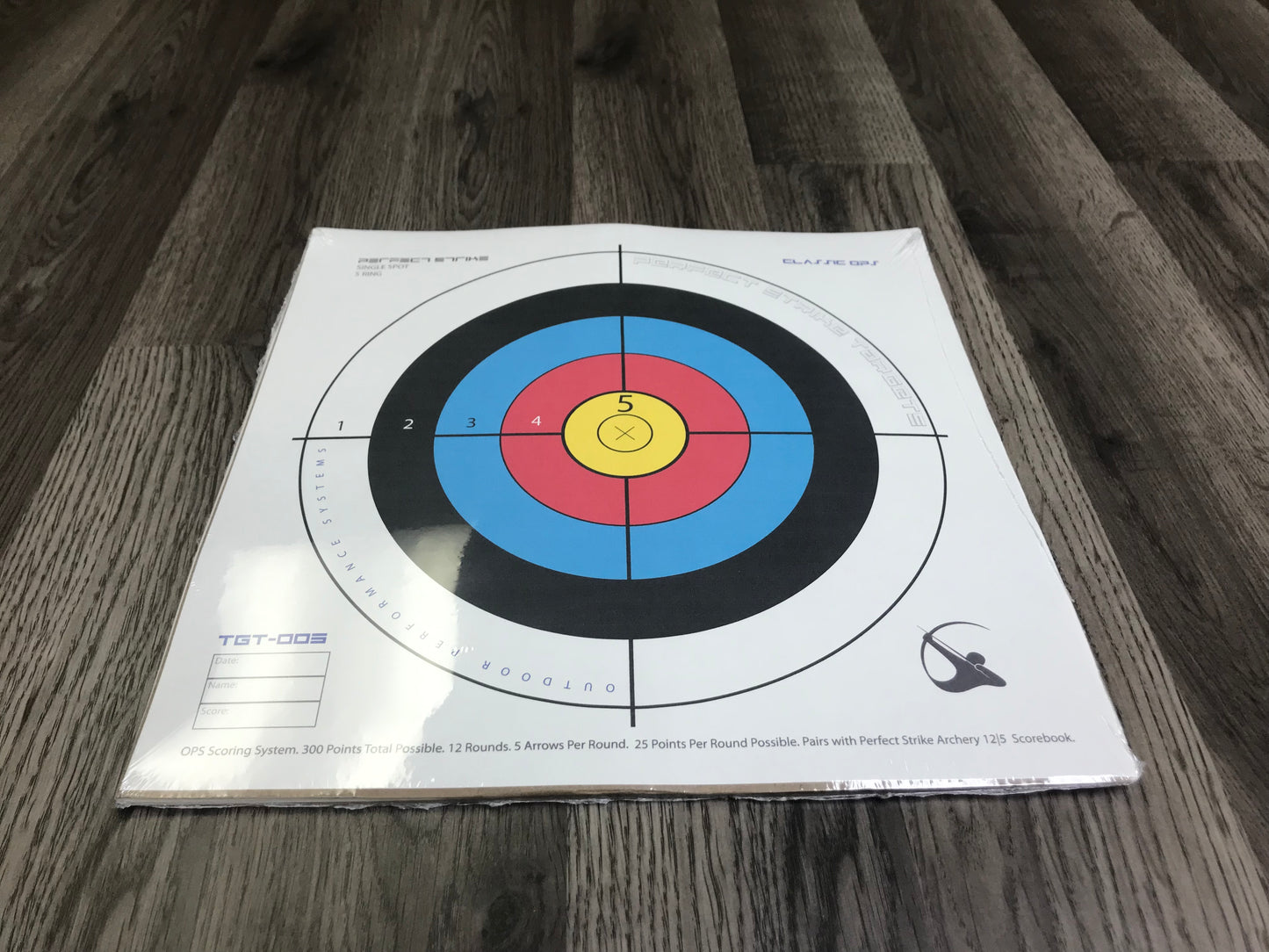 Perfect Strike ARCHERY SYSTEM Targets. CLASSIC OPS No. 005. Single. 12" x 12".