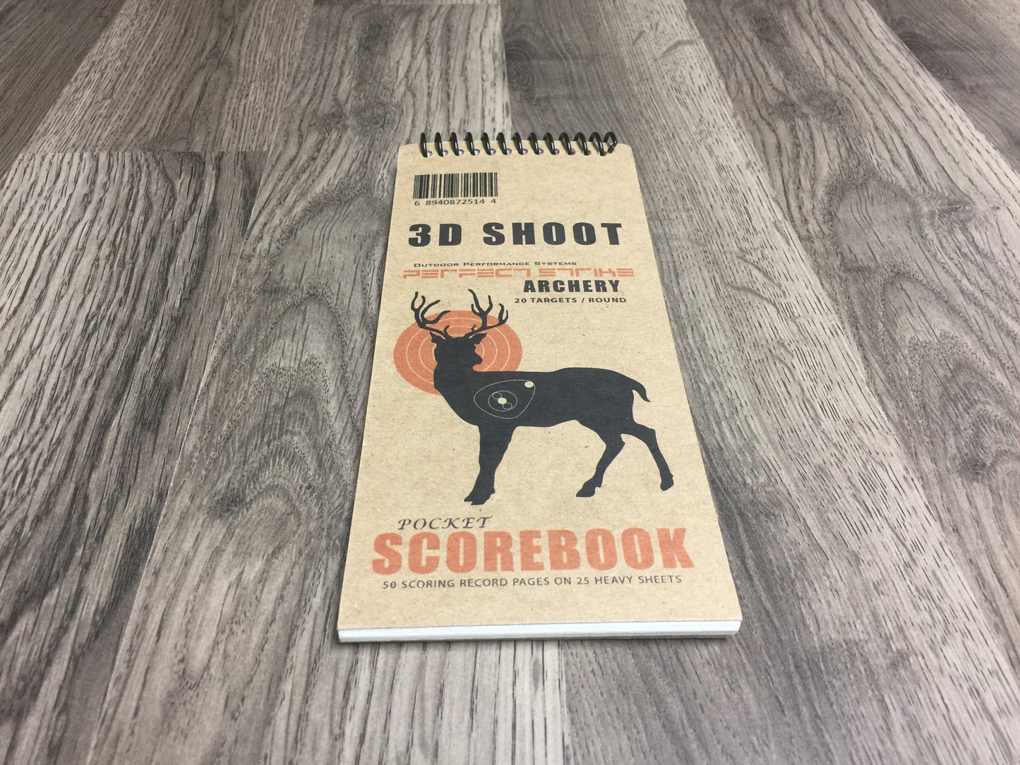 Perfect Strike Archery 3D Shoot SCOREBOOK with Rules and Scoring Diagrams. ASA and IBO scoring rules.
