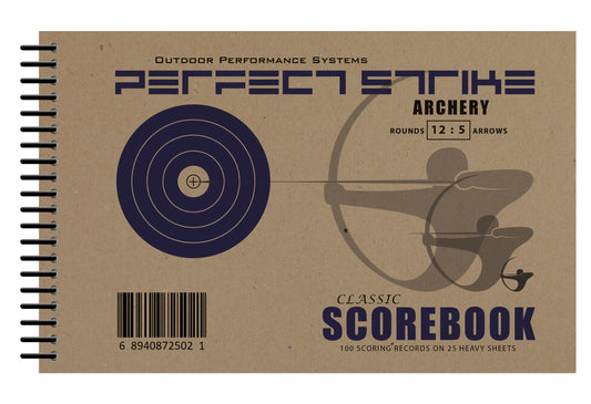 Perfect Strike Archery SCOREBOOK with Scoring Instructions. 12:5