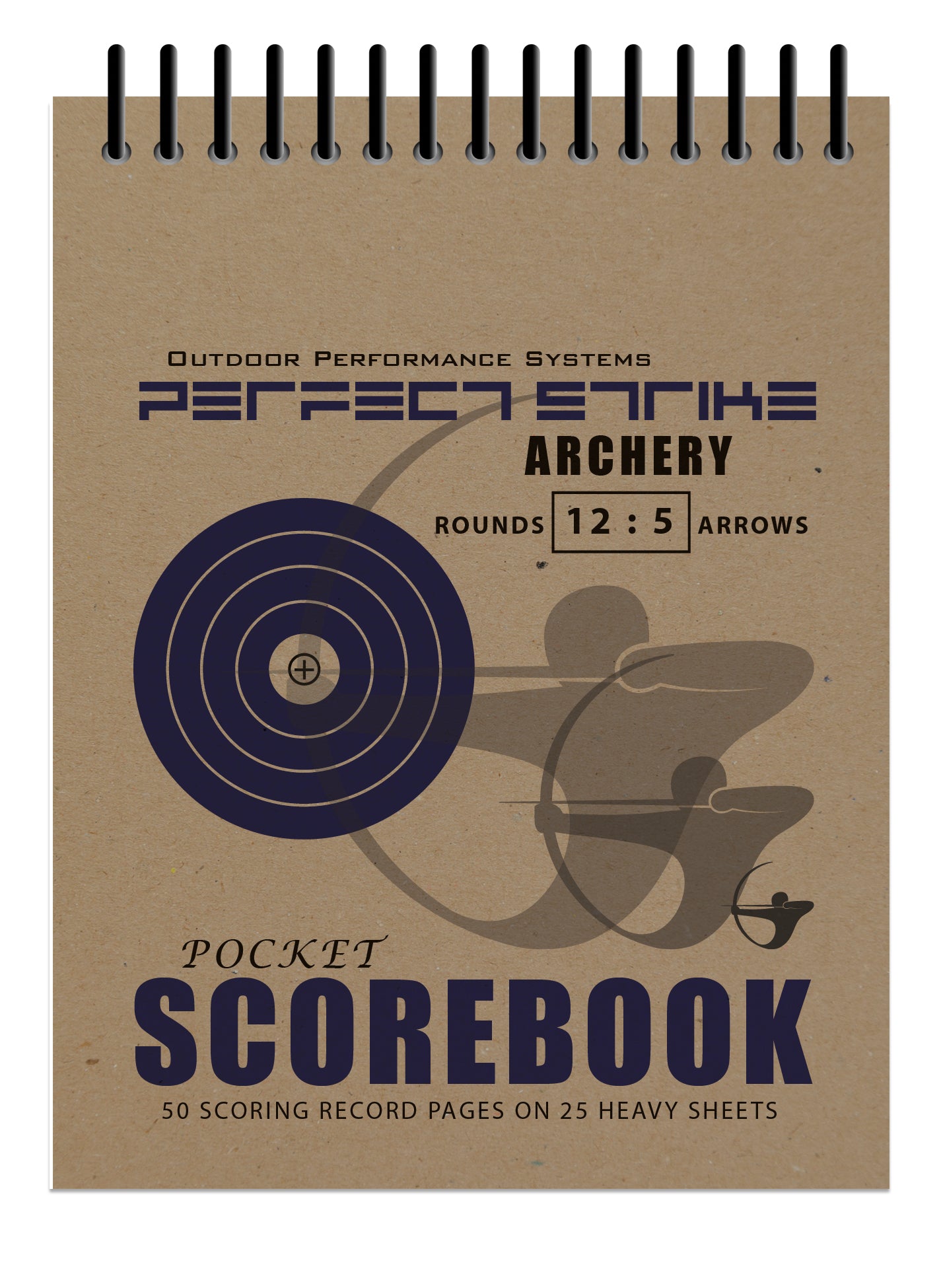 Perfect Strike Archery SCOREBOOK with Scoring Instructions. Perfect Strike System 12:5.